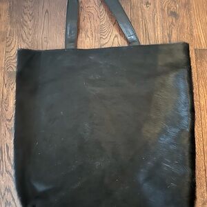 Large black tote bag